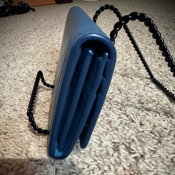 Prada Teal Leather Wallet with Bow Accent - Picture 11 of 11